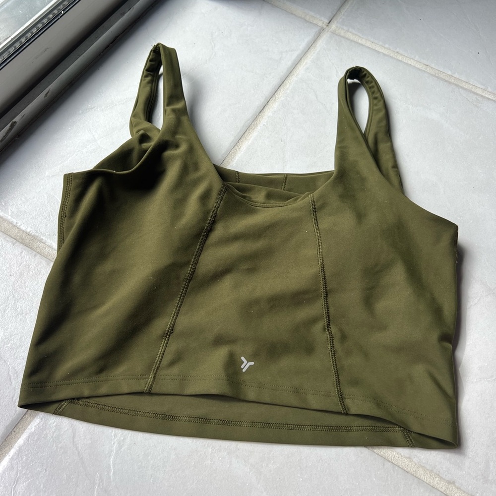 Old Navy Olive Sports Bra - Picture 3 of 5